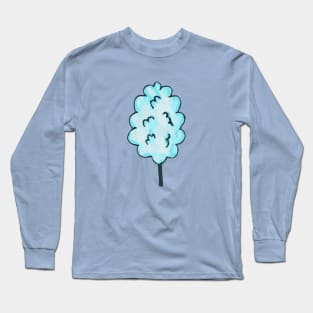 Blue Cotton Candy Long Sleeve T-Shirt